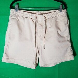 Bear Bottom Shorts Mens Size Large 5.5 Elastic Waist Chino Casual Preppy Pockets